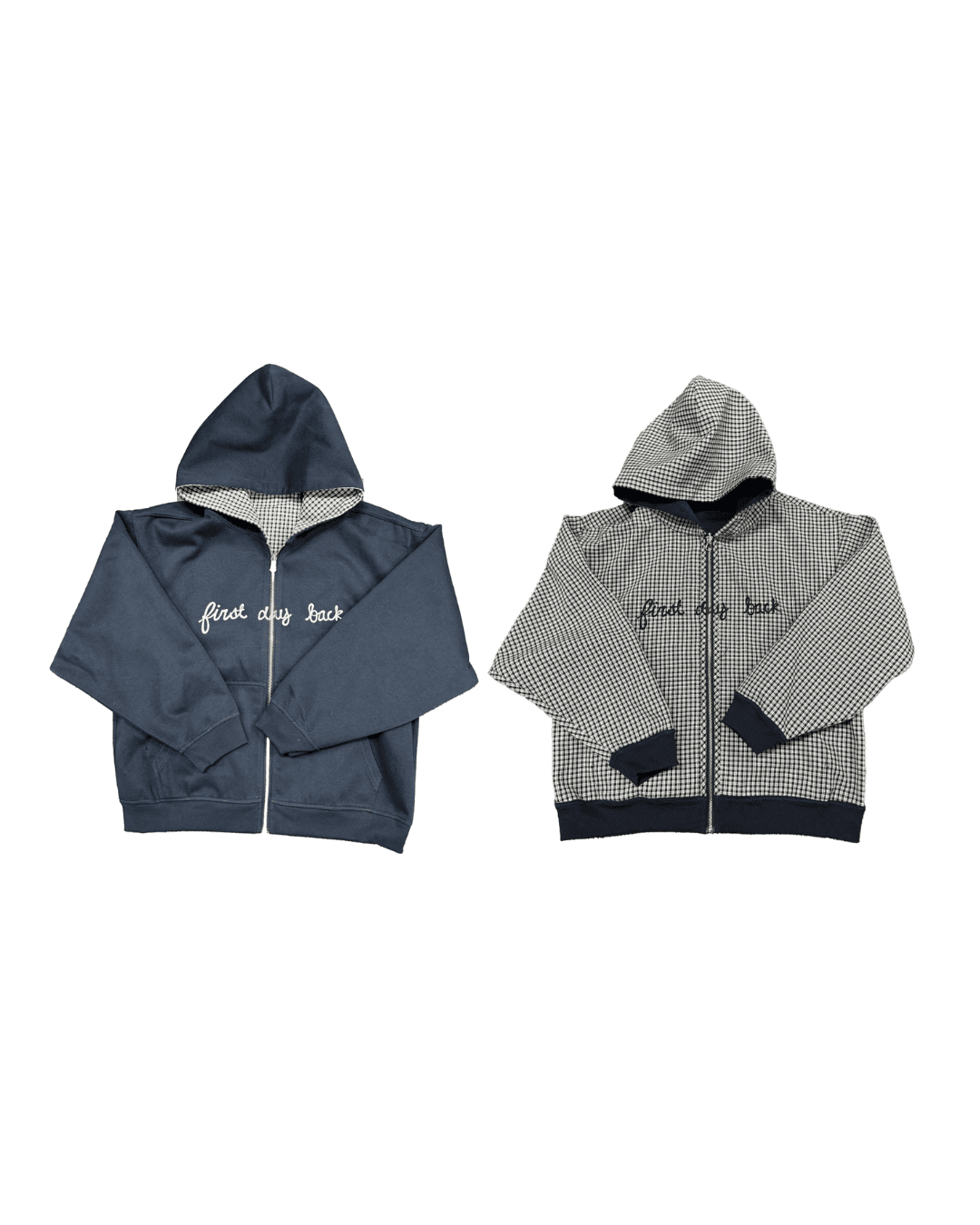 Merch production flat lay