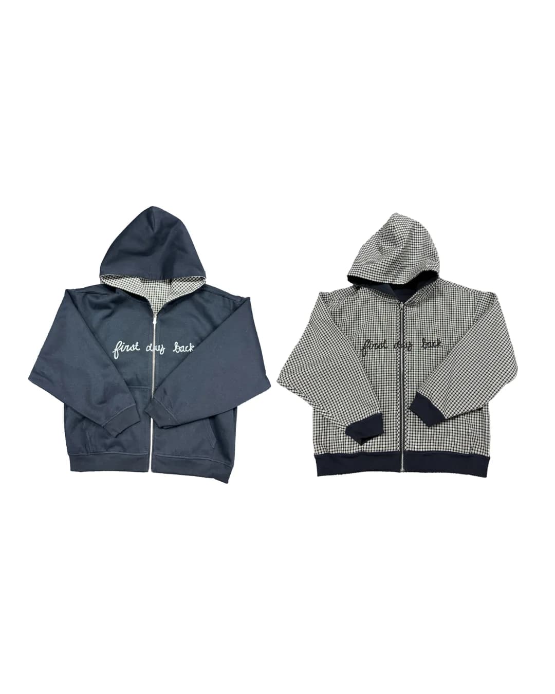 Merch production flat lay