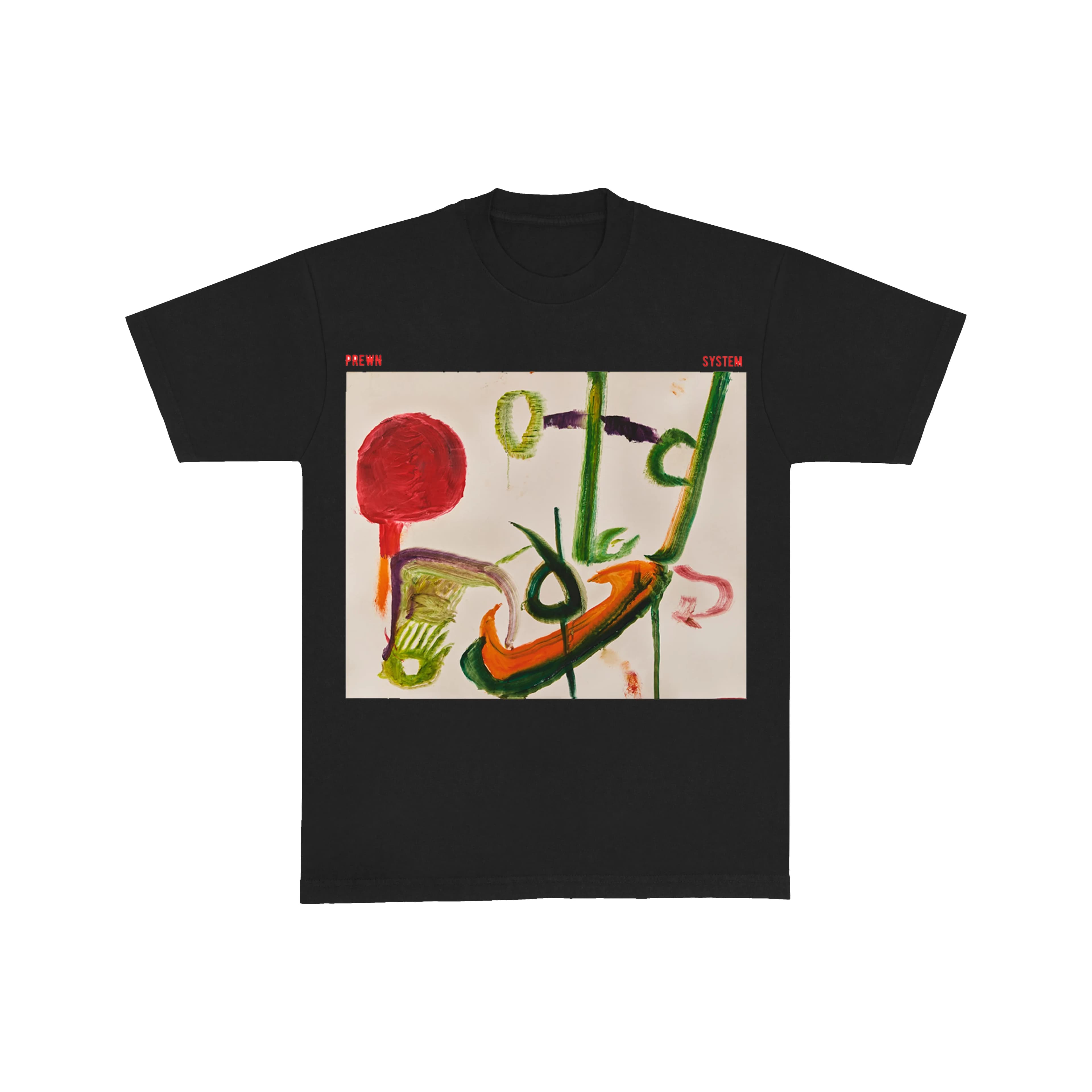 Black Prewn tee mock