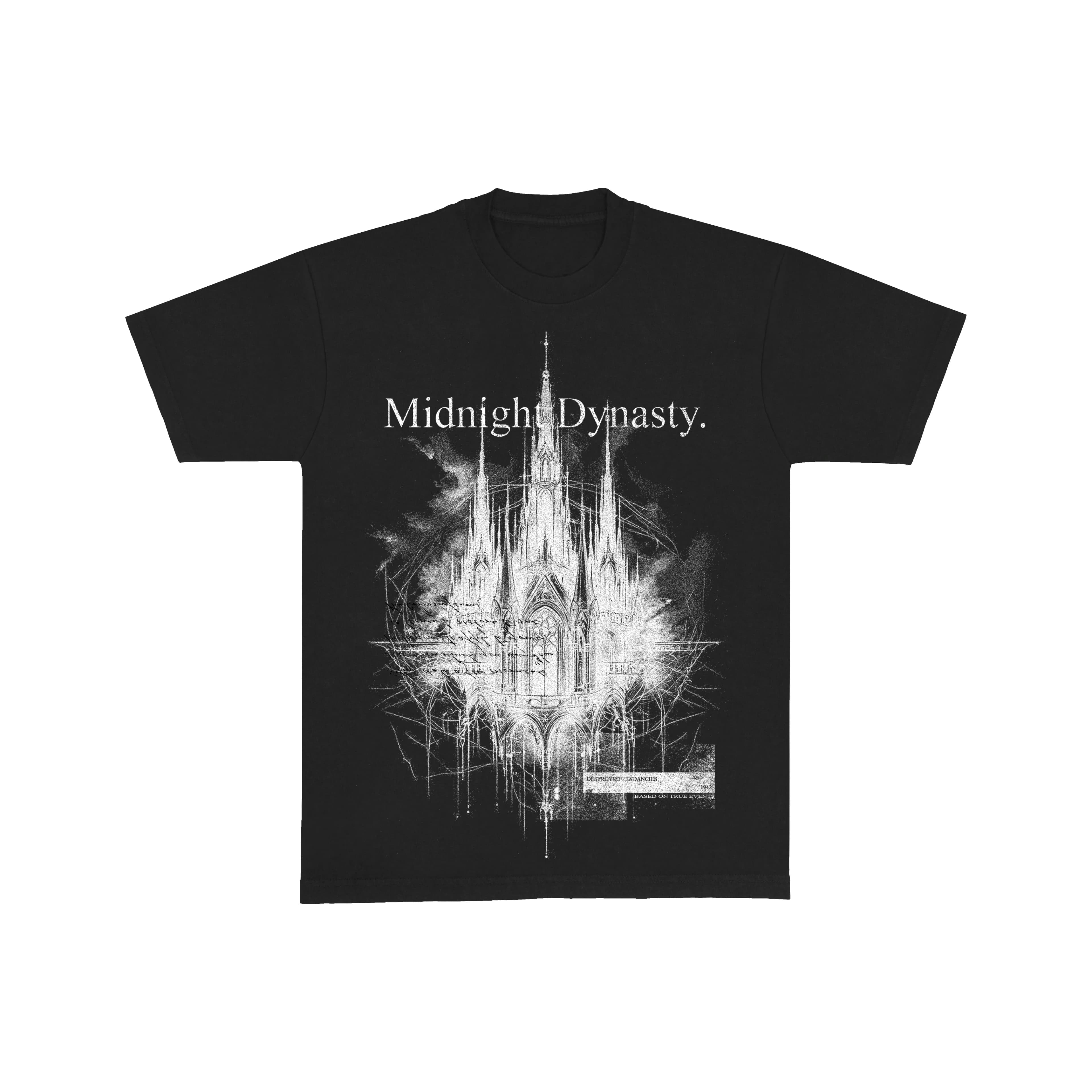 Midnight Black tee mock