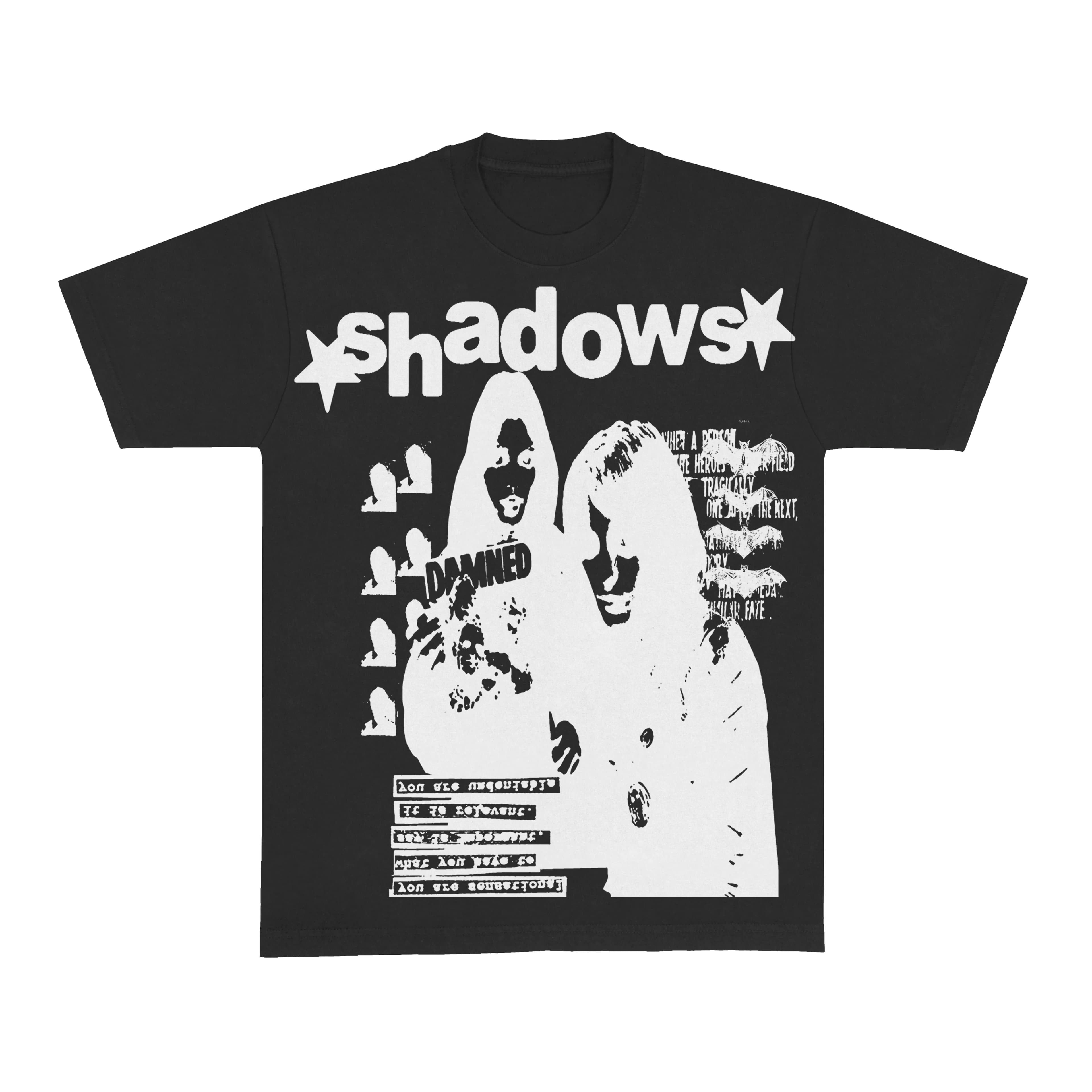 New Shadows tee mock