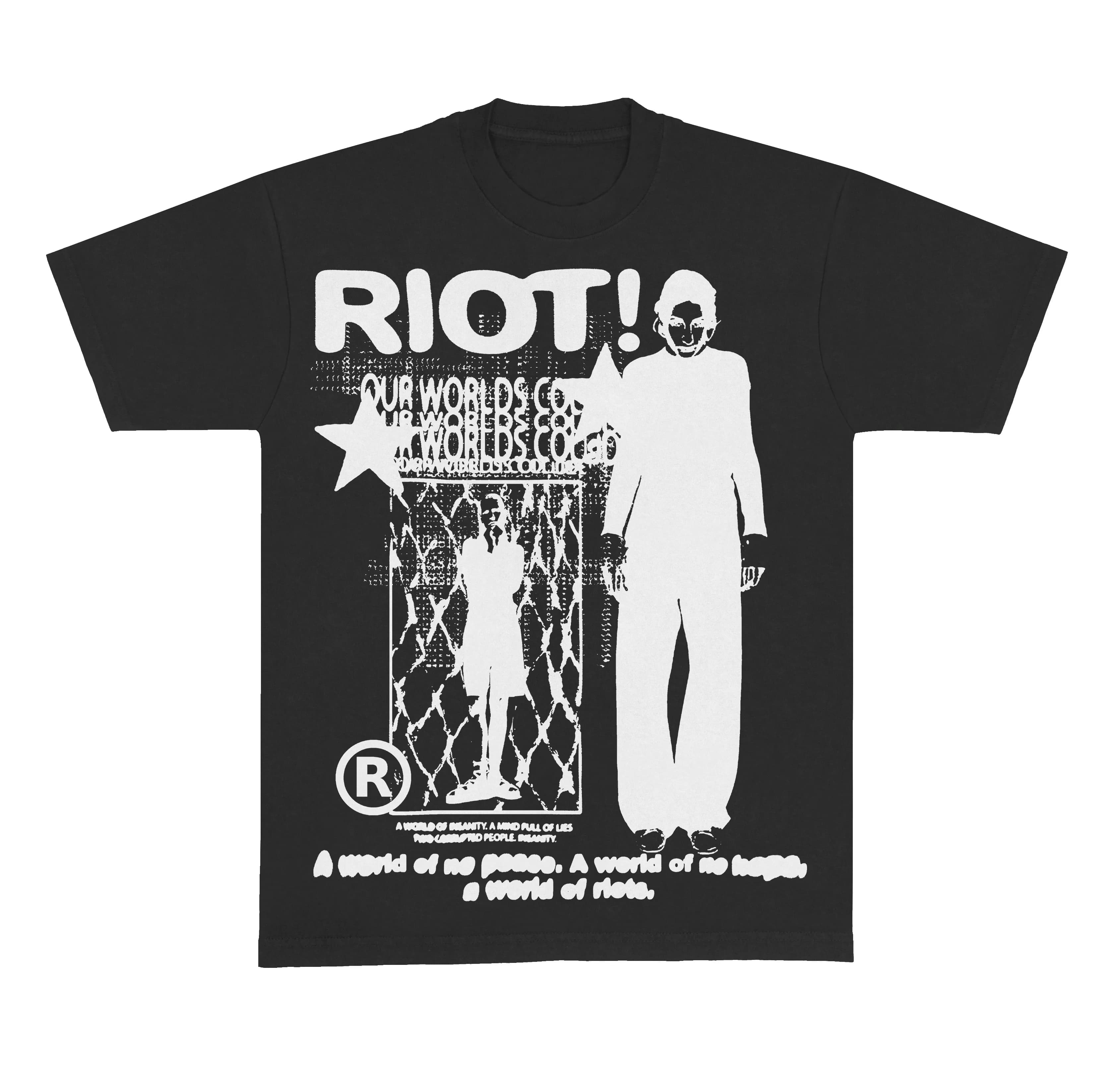 Riot Tee black mock